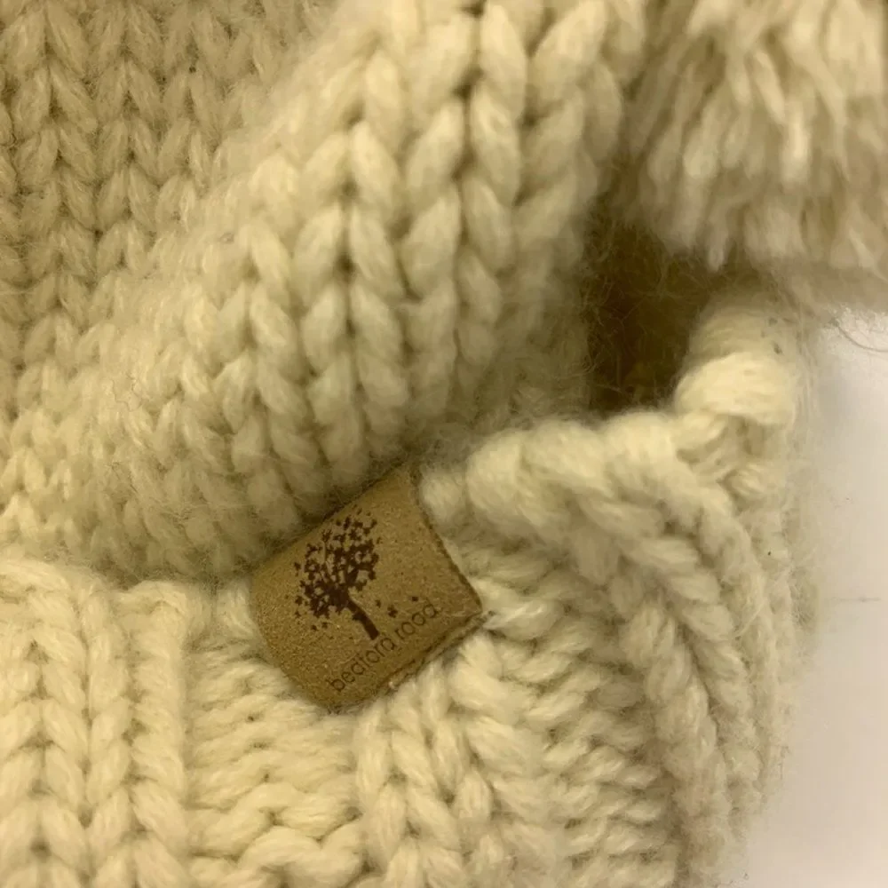 Bedford Road Heavy Knit Pom Pom Knit Hat